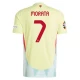 Camiseta Fútbol España Alvaro Morata #7 Eurocopa 2024 Segunda Hombre Equipación