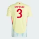 Camiseta Fútbol España Grimaldo #3 Eurocopa 2024 Segunda Hombre Equipación