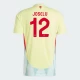 Camiseta Fútbol España Joselu #12 Eurocopa 2024 Segunda Hombre Equipación