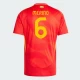 Camiseta Fútbol España Merino #6 Eurocopa 2024 Primera Hombre Equipación