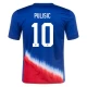 Camiseta Fútbol Estados Unidos Christian Pulisic #10 Copa America 2024 Segunda Hombre Equipación