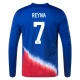 Camiseta Fútbol Estados Unidos Reyna #7 Copa America 2024 Segunda Hombre Equipación Manga Larga