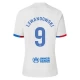 Camiseta Fútbol FC Barcelona 2023-24 Robert Lewandowski #9 Segunda Equipación Hombre