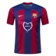 Camiseta Fútbol FC Barcelona Lamine Yamal #27 2023-24 x Karol G Primera Equipación Hombre