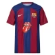 Camiseta Fútbol FC Barcelona Robert Lewandowski #9 2023-24 x Rolling Stones Primera Equipación Hombre