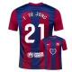 Camiseta Fútbol FC Barcelona Frenkie de Jong #21 2023-24 x Karol G Primera Equipación Hombre