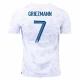 Camiseta Fútbol Francia Antoine Griezmann #7 Mundial 2022 Segunda Hombre Equipación