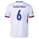 Camiseta Fútbol Francia Camavinga #6 Eurocopa 2024 Segunda Hombre Equipación