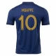 Camiseta Fútbol Francia Kylian Mbappé #10 Mundial 2022 Primera Hombre Equipación
