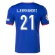 Camiseta Fútbol Francia L. Hernandez #21 Eurocopa 2024 Primera Hombre Equipación