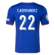 Camiseta Fútbol Francia T. Hernandez #22 Eurocopa 2024 Primera Hombre Equipación