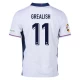 Camiseta Fútbol Inglaterra Jack Grealish #11 Eurocopa 2024 Primera Hombre Equipación