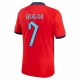 Camiseta Fútbol Inglaterra Jack Grealish #7 Mundial 2022 Segunda Hombre Equipación