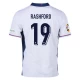 Camiseta Fútbol Inglaterra Marcus Rashford #19 Eurocopa 2024 Primera Hombre Equipación