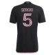 Camiseta Fútbol Inter Miami CF 2024-25 Sergio #5 Segunda Equipación Hombre