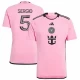 Camiseta Fútbol Inter Miami CF Sergio #5 2024-25 Primera Equipación Hombre