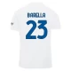 Camiseta Fútbol Inter Milan 2023-24 Nicolo Barella #23 Segunda Equipación Hombre