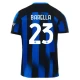 Camiseta Fútbol Inter Milan Nicolo Barella #23 2023-24 Primera Equipación Hombre