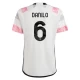 Camiseta Fútbol Juventus FC 2023-24 Danilo #6 Segunda Equipación Hombre
