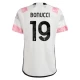 Camiseta Fútbol Juventus FC 2023-24 Leonardo Bonucci #19 Segunda Equipación Hombre