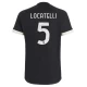 Camiseta Fútbol Juventus FC Locatelli #5 2023-24 Tercera Equipación Hombre