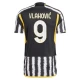 Camiseta Fútbol Juventus FC Vlahovic #9 2023-24 Primera Equipación Hombre