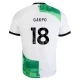 Camiseta Fútbol Liverpool FC 2023-24 Cody Gakpo #18 Segunda Equipación Hombre