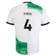 Camiseta Fútbol Liverpool FC 2023-24 Virgil van Dijk #4 Segunda Equipación Hombre