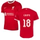 Camiseta Fútbol Liverpool FC Cody Gakpo #18 2023-24 UCL Primera Equipación Hombre