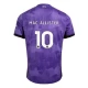 Camiseta Fútbol Liverpool FC Mac Allister #10 2023-24 Tercera Equipación Hombre
