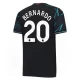 Camiseta Fútbol Manchester City Bernardo Silva #20 2023-24 Tercera Equipación Hombre
