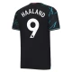 Camiseta Fútbol Manchester City Erling Haaland #9 2023-24 Tercera Equipación Hombre