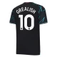 Camiseta Fútbol Manchester City Jack Grealish #10 2023-24 Tercera Equipación Hombre