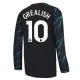Camiseta Fútbol Manchester City Jack Grealish #10 2023-24 Tercera Equipación Hombre Manga Larga