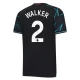 Camiseta Fútbol Manchester City Kyle Walker #2 2023-24 Tercera Equipación Hombre