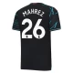 Camiseta Fútbol Manchester City Riyad Mahrez #26 2023-24 Tercera Equipación Hombre
