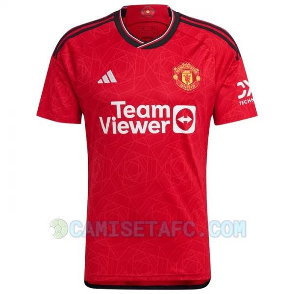 Camiseta Fútbol Manchester United Casemiro #18 2023-24 Primera Equipación Hombre