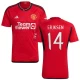 Camiseta Fútbol Manchester United Christian Eriksen #14 2023-24 UCL Primera Equipación Hombre