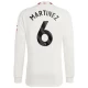 Camiseta Fútbol Manchester United Emiliano Martínez #6 2023-24 Tercera Equipación Hombre Manga Larga