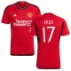 Camiseta Fútbol Manchester United Fred #17 2023-24 UCL Primera Equipación Hombre