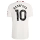 Camiseta Fútbol Manchester United Marcus Rashford #10 2023-24 Tercera Equipación Hombre