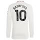 Camiseta Fútbol Manchester United Marcus Rashford #10 2023-24 Tercera Equipación Hombre Manga Larga