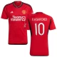 Camiseta Fútbol Manchester United Marcus Rashford #10 2023-24 UCL Primera Equipación Hombre