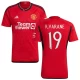 Camiseta Fútbol Manchester United R. Varane #19 2023-24 UCL Primera Equipación Hombre