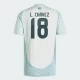 Camiseta Fútbol México L. Chavez #18 Copa America 2024 Segunda Hombre Equipación