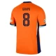 Camiseta Fútbol Países Bajos Cody Gakpo #8 Eurocopa 2024 Primera Hombre Equipación