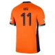 Camiseta Fútbol Países Bajos Xavi #11 Eurocopa 2024 Primera Hombre Equipación