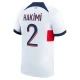 Camiseta Fútbol Paris Saint-Germain PSG 2023-24 Achraf Hakimi #2 Segunda Equipación Hombre