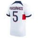 Camiseta Fútbol Paris Saint-Germain PSG 2023-24 Marquinhos #5 Segunda Equipación Hombre