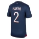 Camiseta Fútbol Paris Saint-Germain PSG Achraf Hakimi #2 2023-24 Primera Equipación Hombre